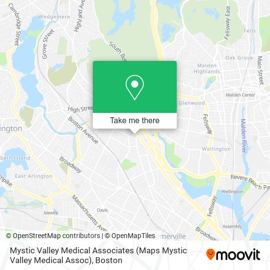 Mapa de Mystic Valley Medical Associates (Maps Mystic Valley Medical Assoc)