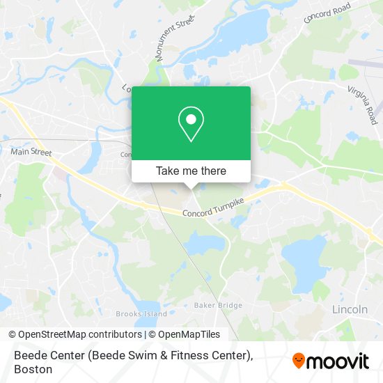 Mapa de Beede Center (Beede Swim & Fitness Center)