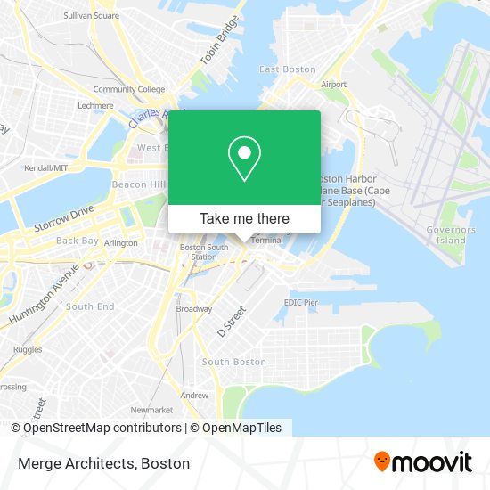 Merge Architects map