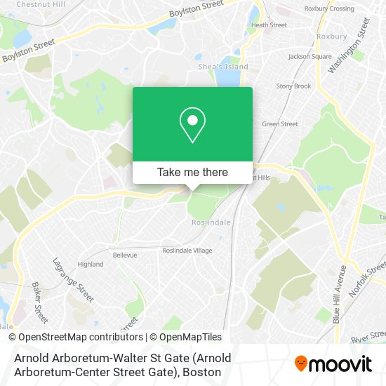 Arnold Arboretum-Walter St Gate (Arnold Arboretum-Center Street Gate) map