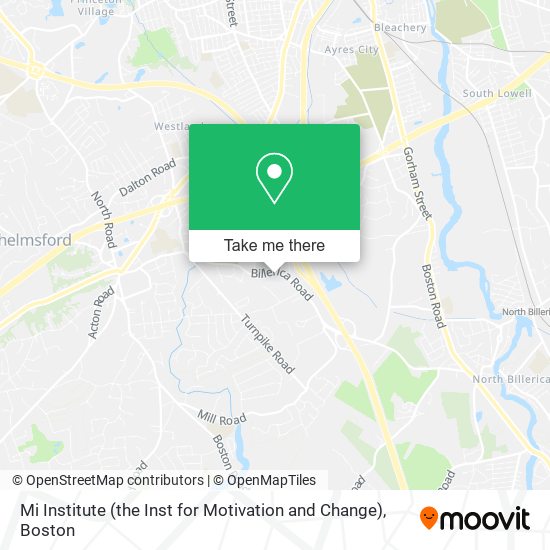 Mi Institute (the Inst for Motivation and Change) map