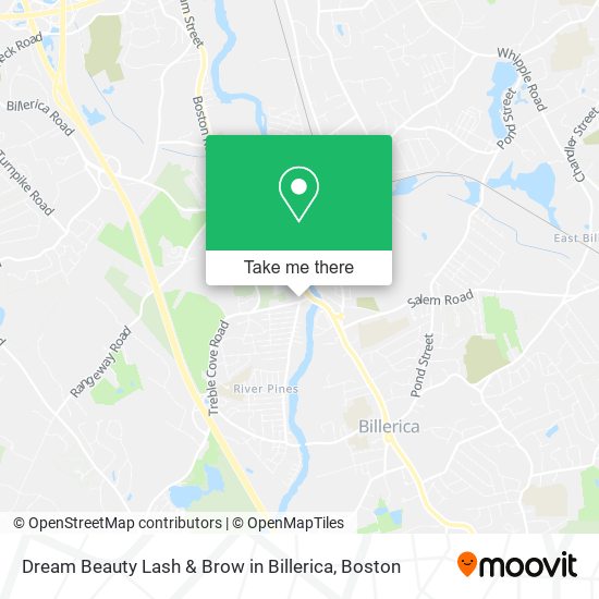 Dream Beauty Lash & Brow in Billerica map