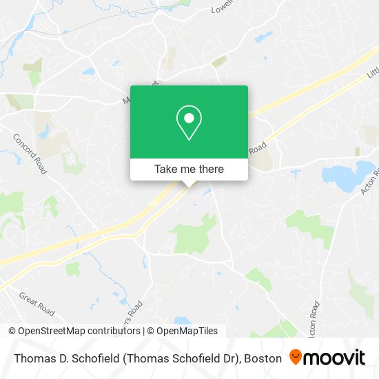 Mapa de Thomas D. Schofield (Thomas Schofield Dr)