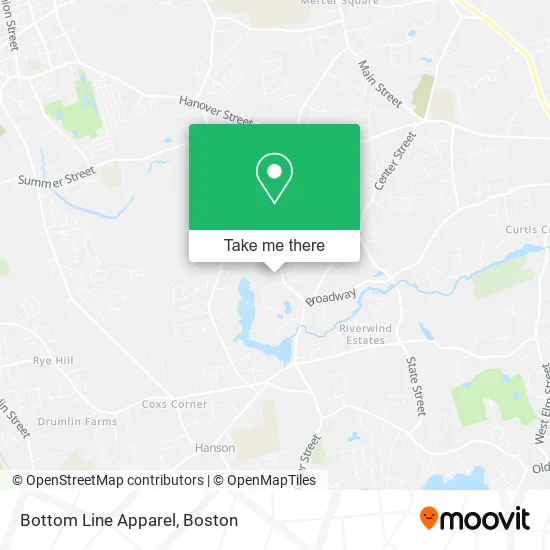 Bottom Line Apparel map