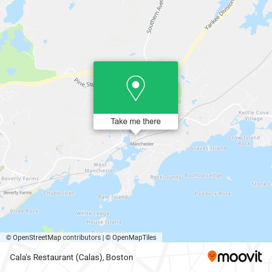 Mapa de Cala's Restaurant (Calas)