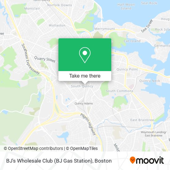 Mapa de BJ's Wholesale Club (BJ Gas Station)