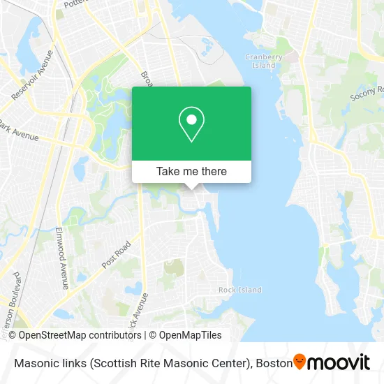 Masonic links (Scottish Rite Masonic Center) map