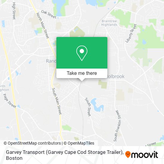 Mapa de Garvey Transport (Garvey Cape Cod Storage Trailer)