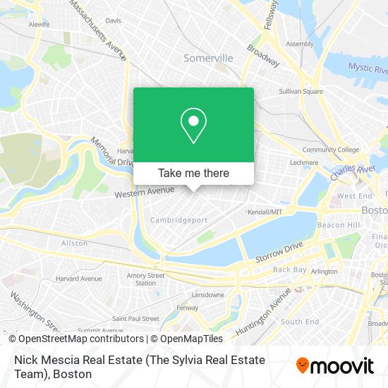 Mapa de Nick Mescia Real Estate (The Sylvia Real Estate Team)