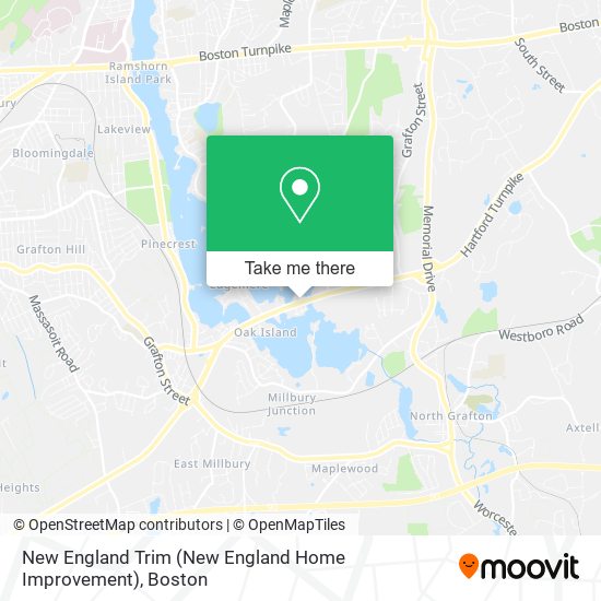 New England Trim (New England Home Improvement) map