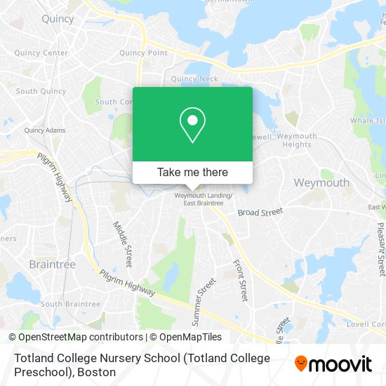 Mapa de Totland College Nursery School (Totland College Preschool)