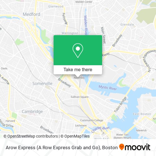 Arow Express (A Row Express Grab and Go) map