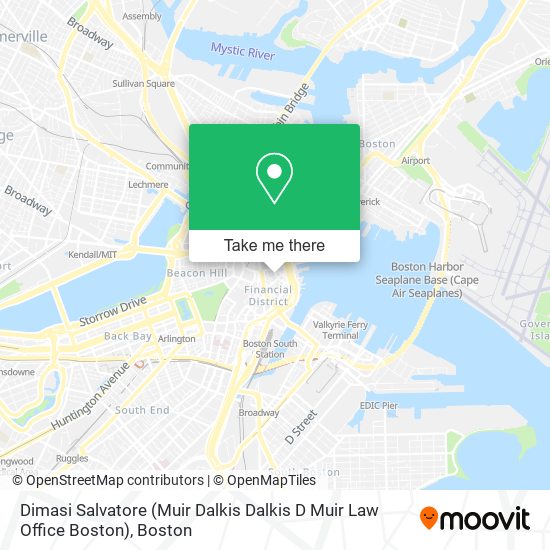 Dimasi Salvatore (Muir Dalkis Dalkis D Muir Law Office Boston) map