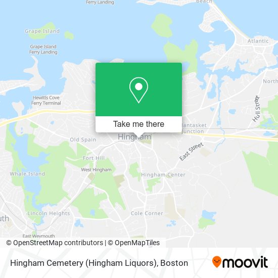 Hingham Cemetery (Hingham Liquors) map