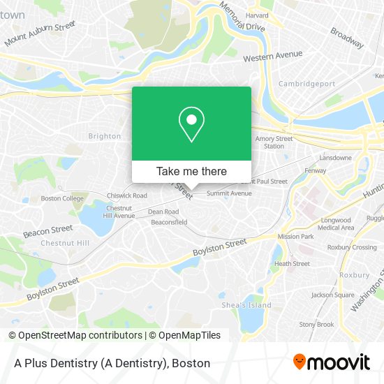 A Plus Dentistry (A Dentistry) map