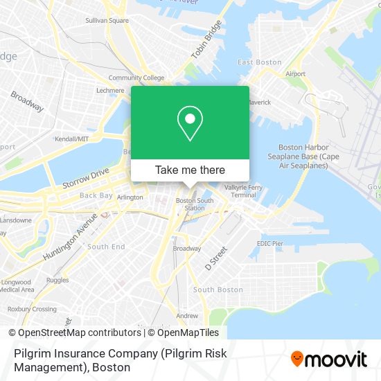 Mapa de Pilgrim Insurance Company (Pilgrim Risk Management)