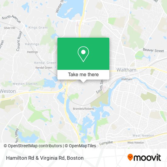 Hamilton Rd & Virginia Rd map