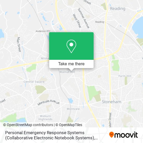 Personal Emergency Response Systems (Collaborative Electronic Notebook Systems) map