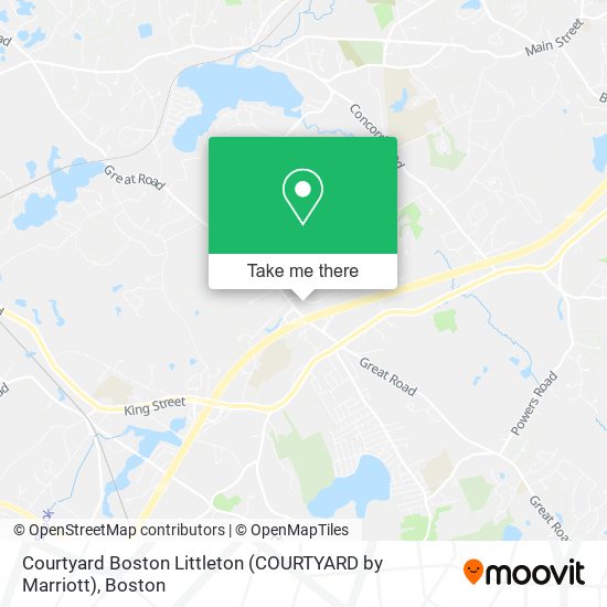 Courtyard Boston Littleton (COURTYARD by Marriott) map