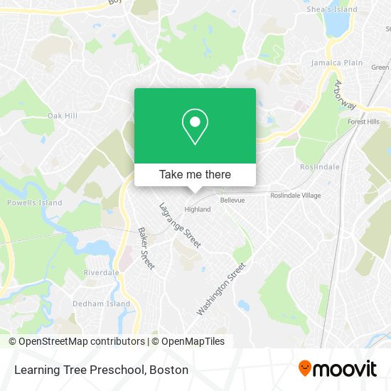 Mapa de Learning Tree Preschool