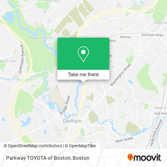 Mapa de Parkway TOYOTA of Boston