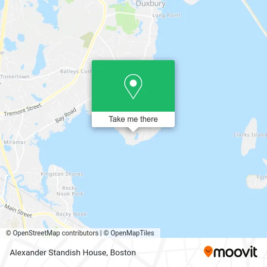 Alexander Standish House map