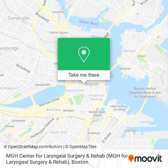 MGH Center for Laryngeal Surgery & Rehab map