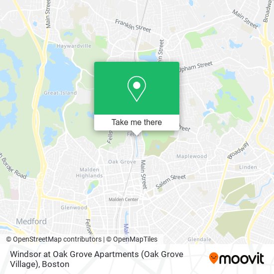 Mapa de Windsor at Oak Grove Apartments (Oak Grove Village)