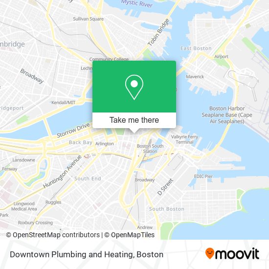 Mapa de Downtown Plumbing and Heating