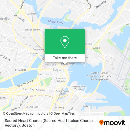 Mapa de Sacred Heart Church (Sacred Heart Italian Church Rectory)