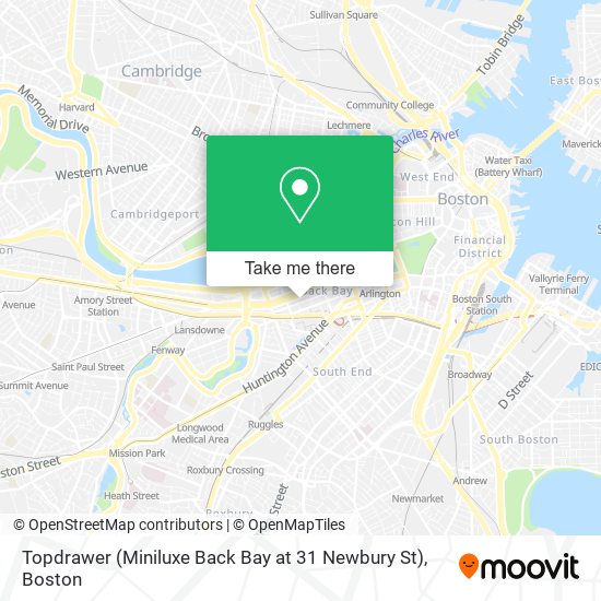 Topdrawer (Miniluxe Back Bay at 31 Newbury St) map