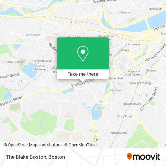 The Blake Boston map
