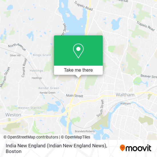 India New England (Indian New England News) map