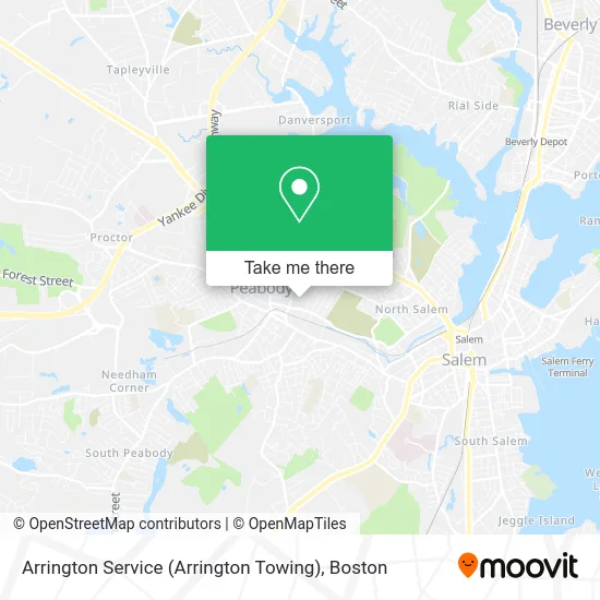 Arrington Service (Arrington Towing) map