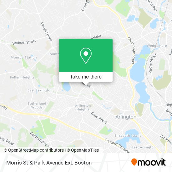 Mapa de Morris St & Park Avenue Ext