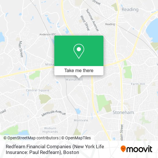 Mapa de Redfearn Financial Companies (New York Life Insurance: Paul Redfearn)