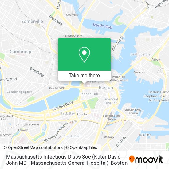 Mapa de Massachusetts Infectious Disss Soc (Kuter David John MD - Massachusetts General Hospital)