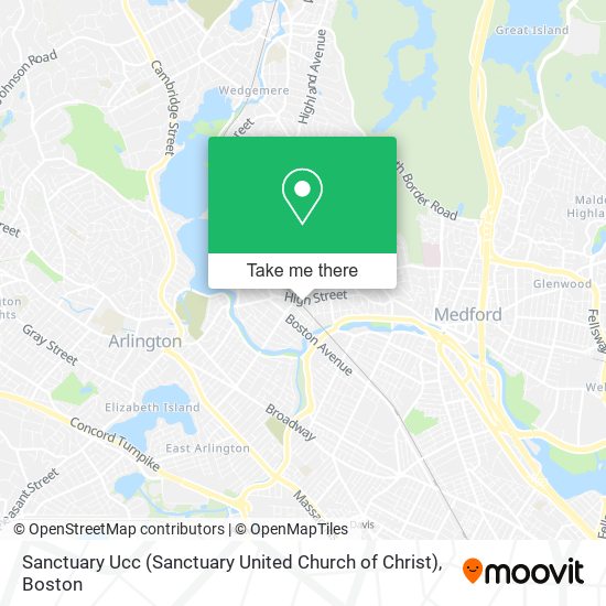 Mapa de Sanctuary Ucc (Sanctuary United Church of Christ)