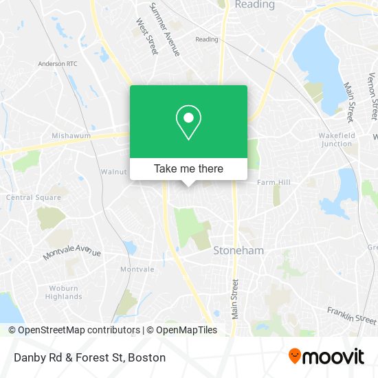 Mapa de Danby Rd & Forest St