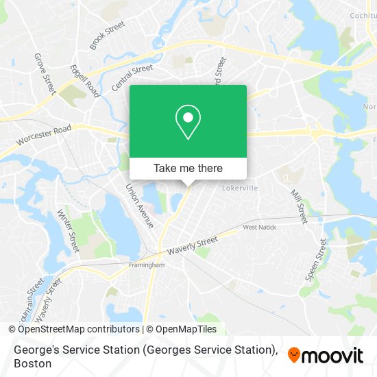 George's Service Station (Georges Service Station) map