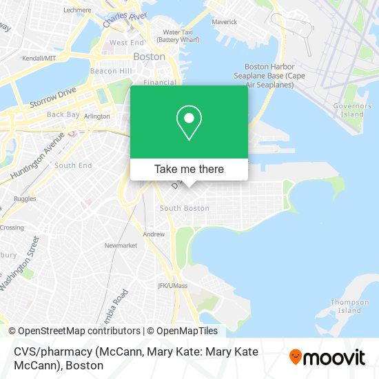 Mapa de CVS / pharmacy (McCann, Mary Kate: Mary Kate McCann)