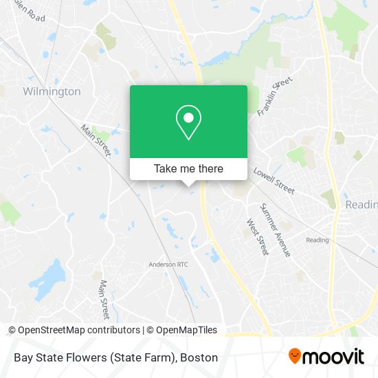 Bay State Flowers (State Farm) map
