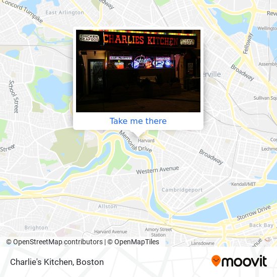 Charlie's Kitchen map
