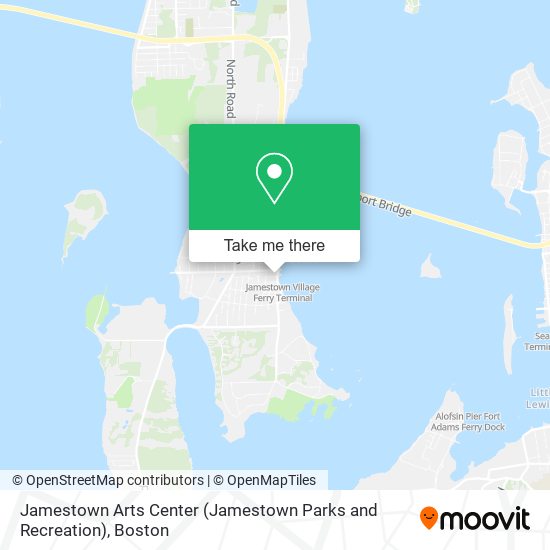 Jamestown Arts Center (Jamestown Parks and Recreation) map