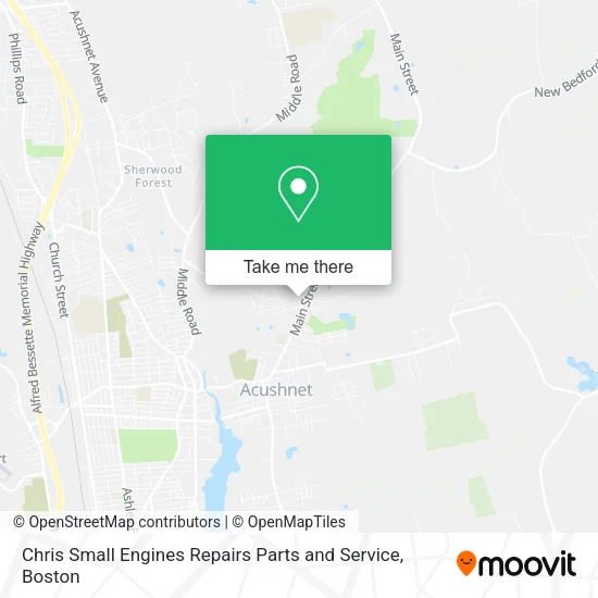 Chris Small Engines Repairs Parts and Service map