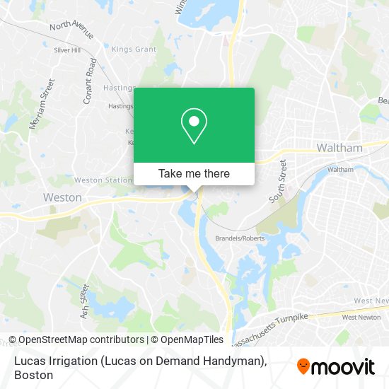 Mapa de Lucas Irrigation (Lucas on Demand Handyman)