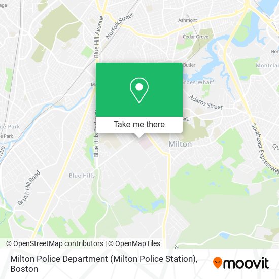 Mapa de Milton Police Department (Milton Police Station)