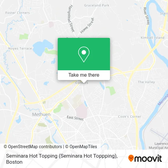 Seminara Hot Topping (Seminara Hot Toppping) map