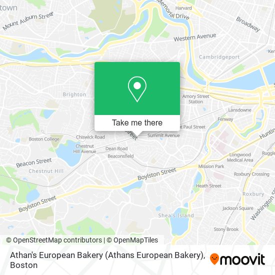 Athan's European Bakery (Athans European Bakery) map