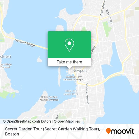 Secret Garden Tour map